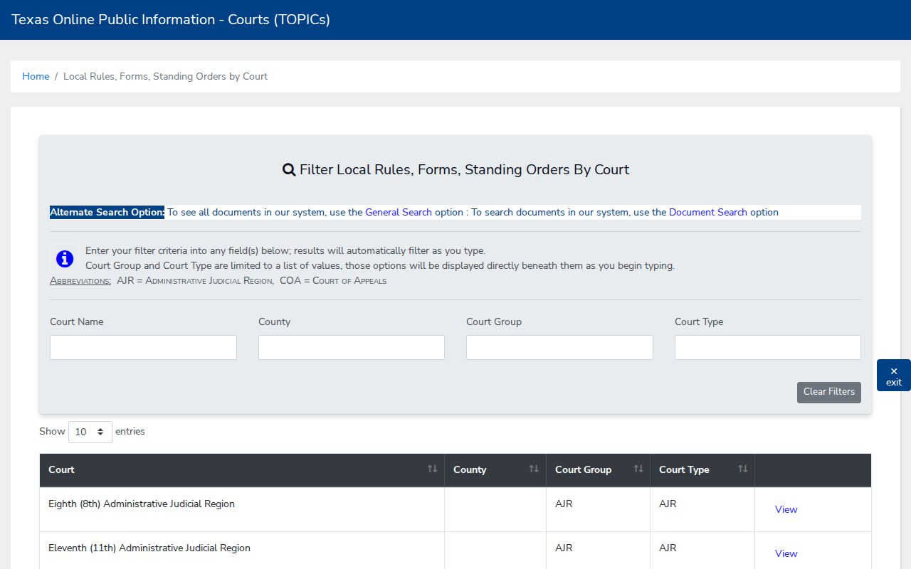 Floyd County court record local rules search